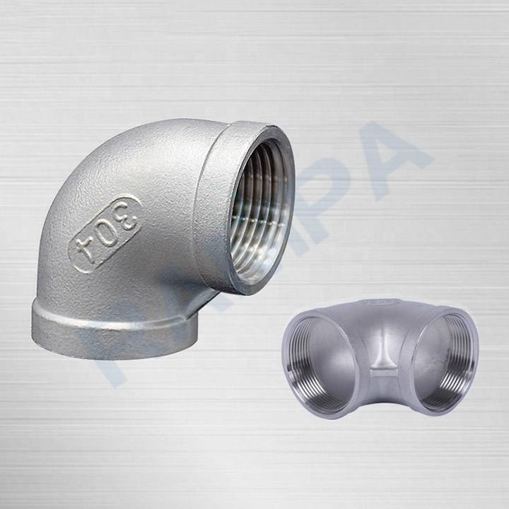 90 Degree Elbow Union Connector Stainless Steel 4 Inches Pipe Fittings 4 Inch Stainless Steel Pipe Fittings
